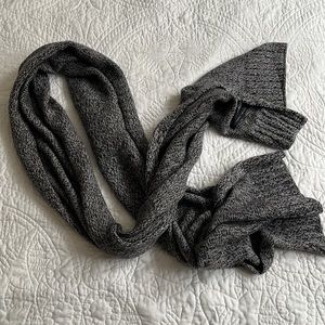 Banana Republic Multi Shade Grey Knitted Scarf 100% Wool